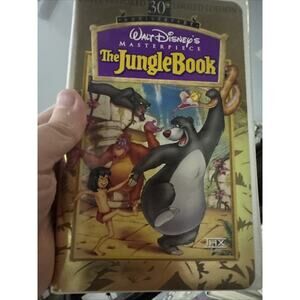 Disney’s The Jungle Book VHS Video Tape Masterpiece Collection 30th Edition Case